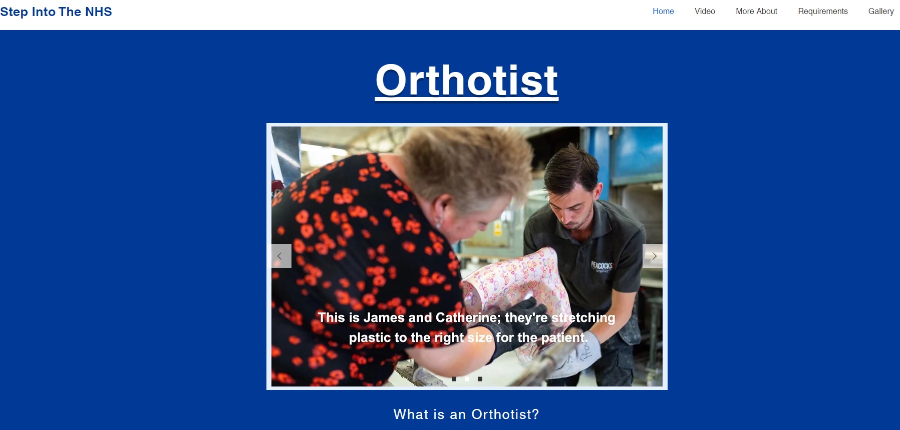 Visit the website at https://juliachermanowicz.wixsite.com/orthotist