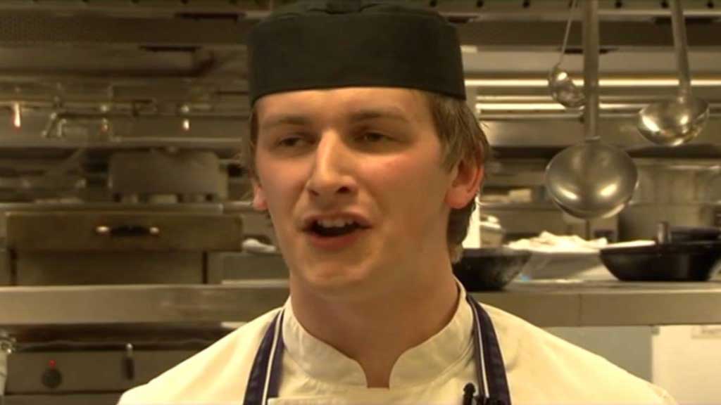 Male chef in kitchen